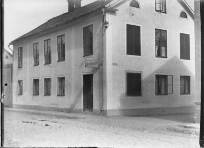 Byggnad med bageri.
Nyckelord: Kullersten Stadsgata