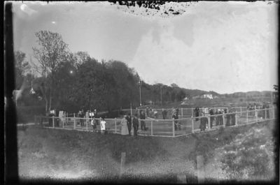 Ett antal personer spelande golf.
Nyckelord: Golf