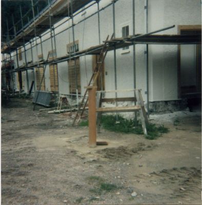 Pågående husrenovering
