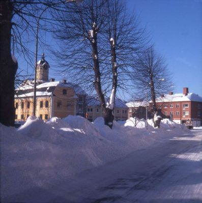 Vintrig stadsvy
