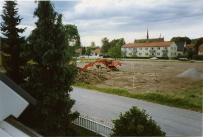 Markarbete inför byggstart
Nyckelord: Grävmaskin