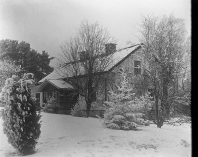 Hus och trädgård inbäddade i snö
Nyckelord: Hus Trädgård Snö