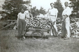 Vedkörning
Nyckelord: Dragkärra Vedstapel