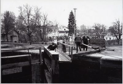 Arbete vid sluss
Nyckelord: Sluss