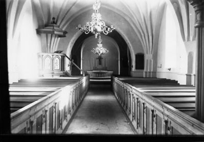 Interiör från Skönberga kyrka

