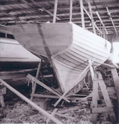 Interiör från båtbyggeri
Nyckelord: Båt