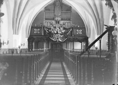 Interiör från kyrka
