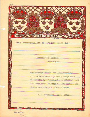 Telegram
Nyckelord: Telegram