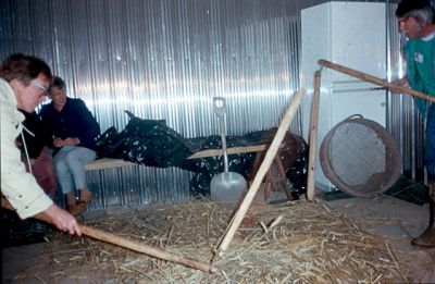 Tröskning med slaga
Nyckelord: Råg;Slaga