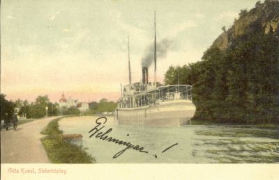 Ångfartyg på vattendrag
