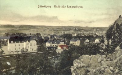Stadsvy från berg
