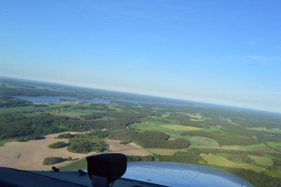 Flygbild över landskap
