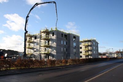 Pågående nybyggnation
