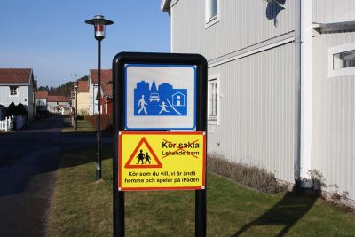 Talande skylt
