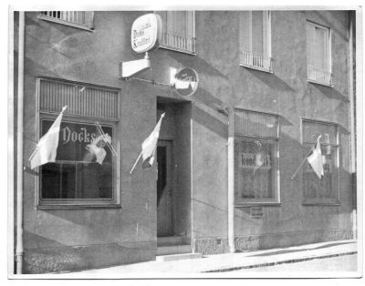 Konditori sett från gatan
